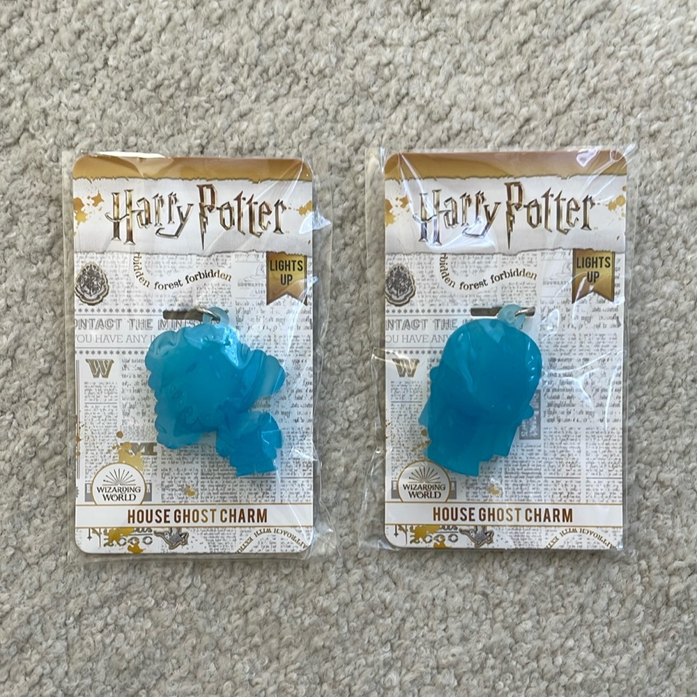 Loot Crate Warner Bros Harry Potter House Ghost Charms—Gryffindor and Ravenclaw